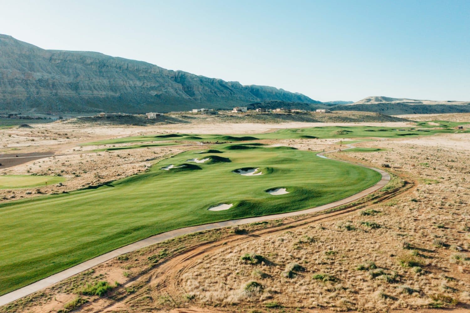 Copper Rock Golf Course golf course — St. George, Utah red rock desert golf