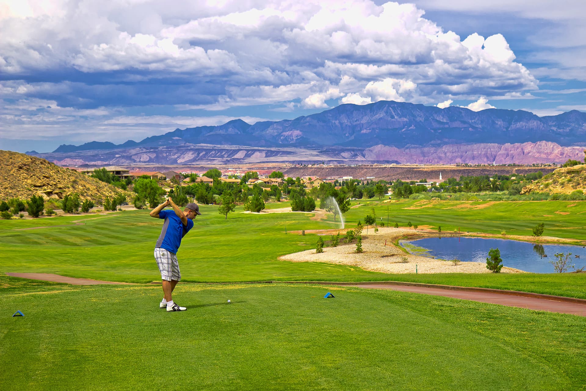St. George Golf Club golf course — St. George, Utah red rock desert golf