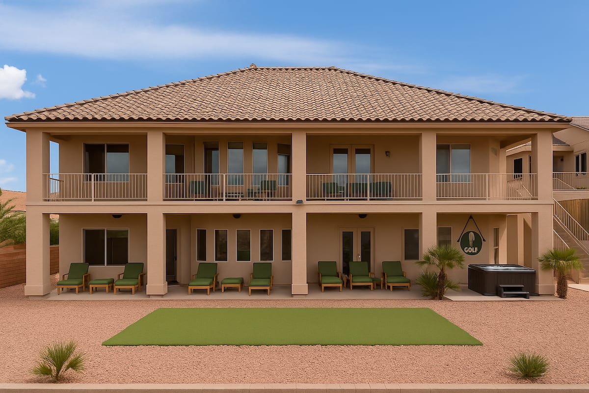 The 19th Hole Mansion — built for golf groups in Mesquite